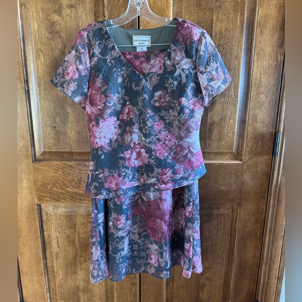 Karin Stevens 2 Piece Dress - Women's Size 10 Petite